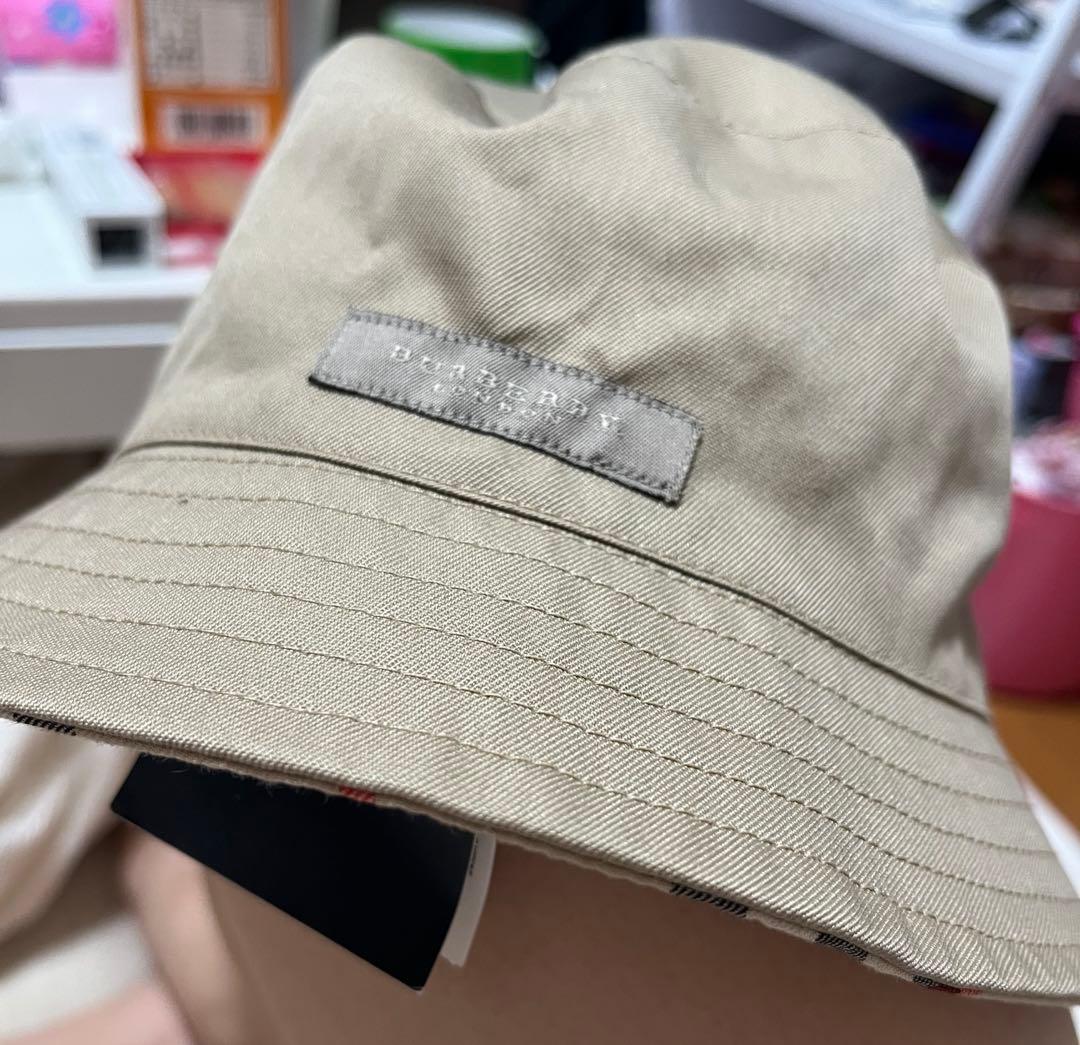 バーバリー　帽子　リバーシブル