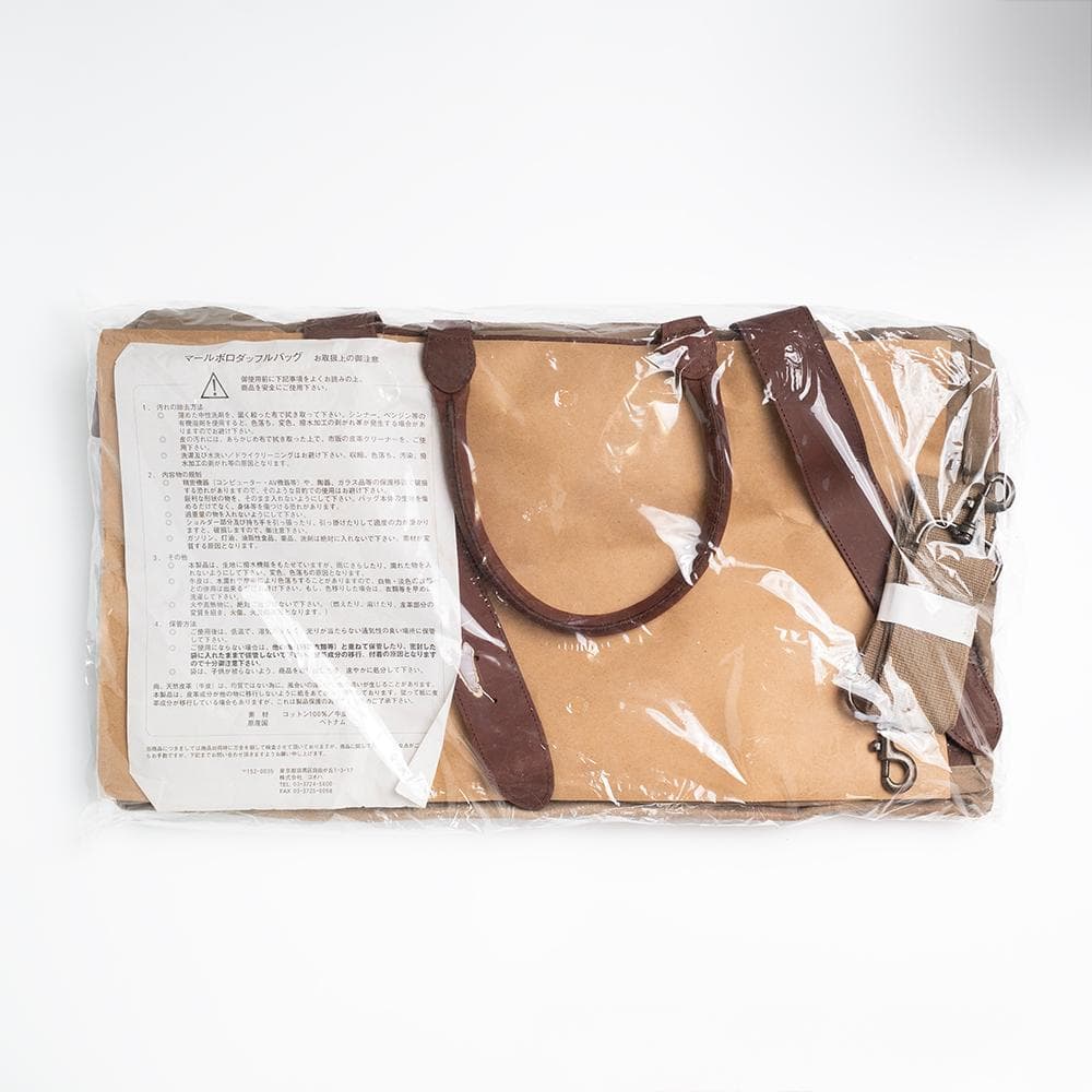 【希少未使用】限定 レザーハンドル マルボロ ダッフルバッグ