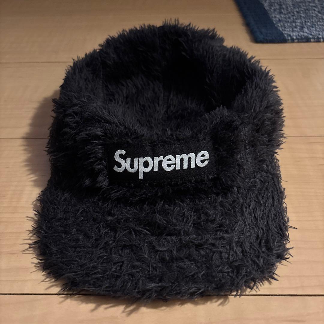 Supreme フリースキャップ 黒