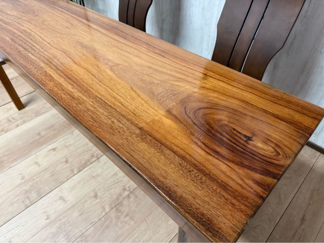 こーぅ様、◉一枚板・無垢モンキーポット、カウンターテーブル、事務机