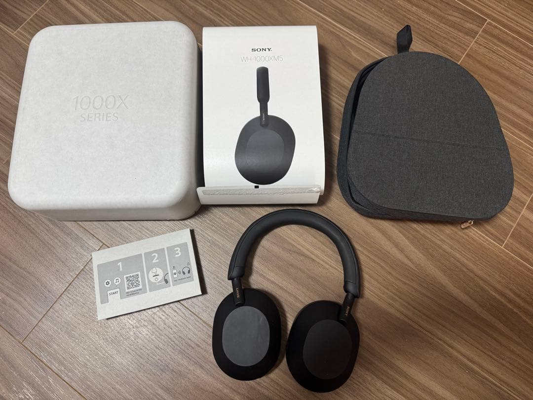 【dats】Sony WH1000XM5 ブラック ワイヤレスヘッドホン