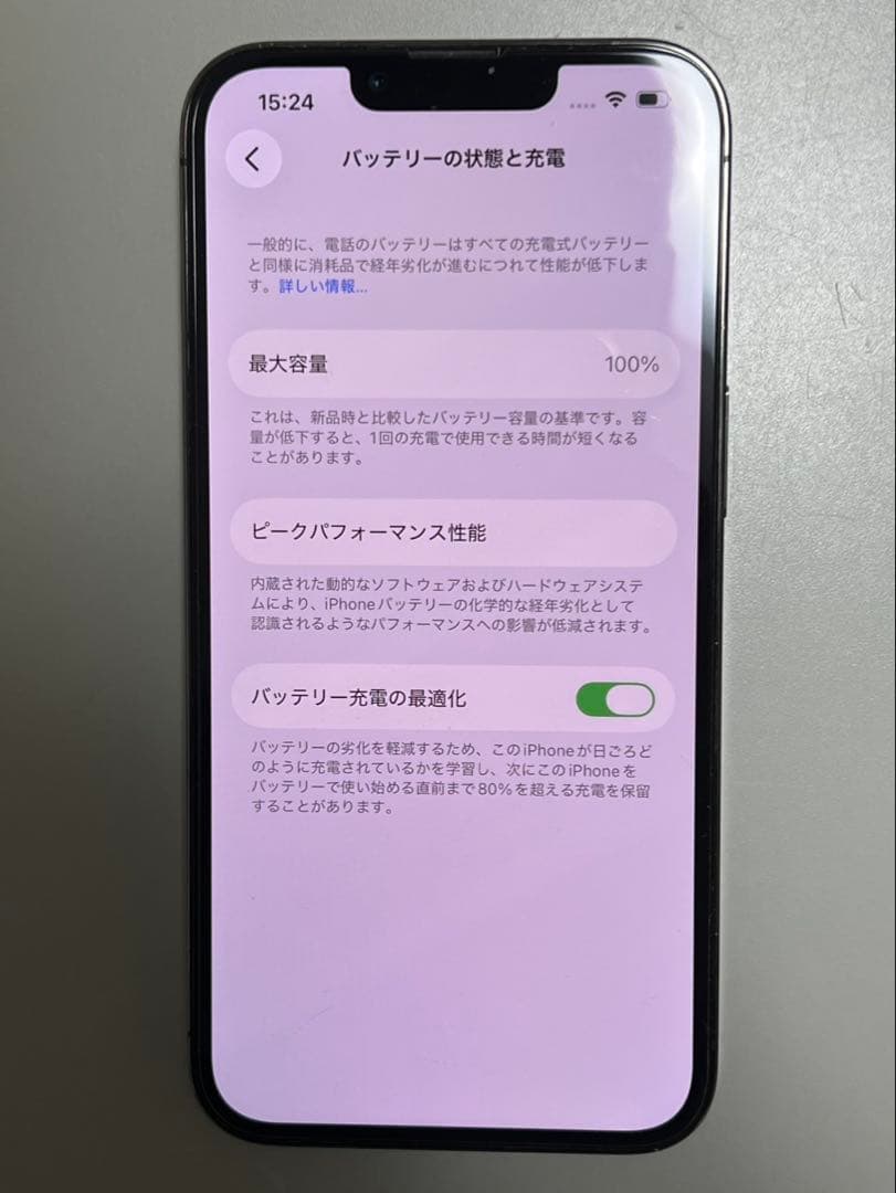 【純正バッテリー100％】 iPhone 13 pro 256GBおまけ付き