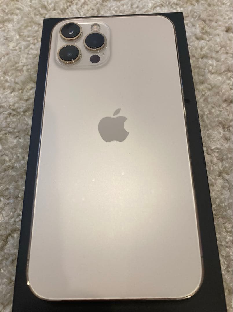 iPhone 12 ProMax 128GB ゴールド SIMフリー おまけ付き