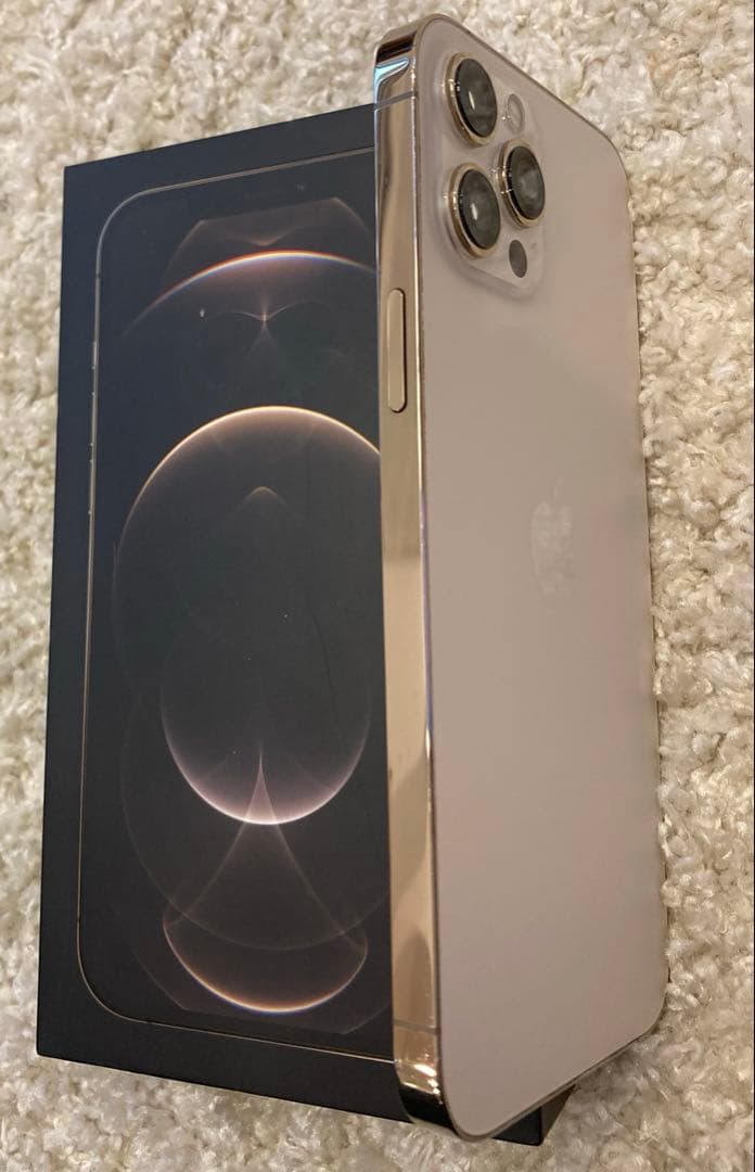 iPhone 12 ProMax 128GB ゴールド SIMフリー おまけ付き