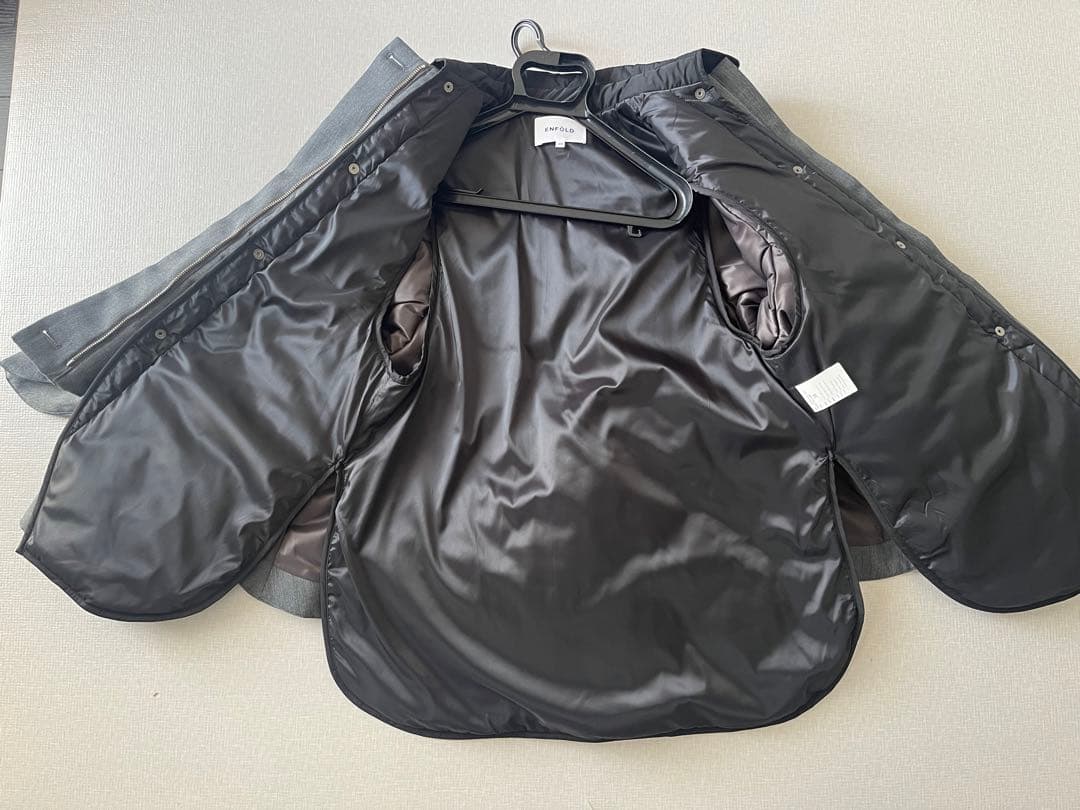 最終再値下げ　ENFOLDVEST ON FLARE-COAT