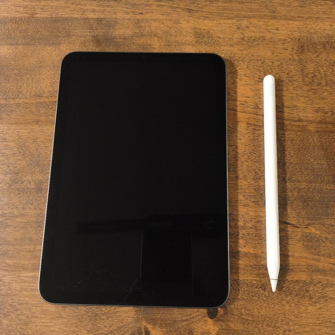 美品iPad mini第6世代 64GBスペースグレイApple Pencil付