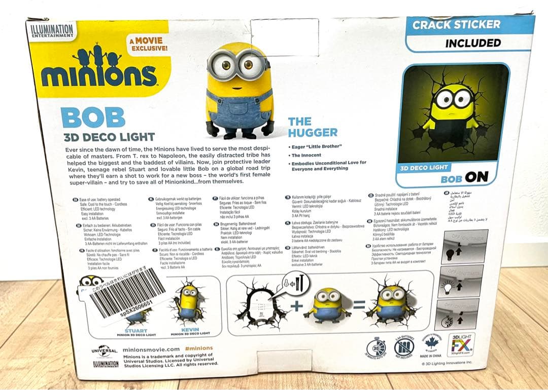 Minions ミニオンズ ボブ 3D LED デコライト [並行輸入品]