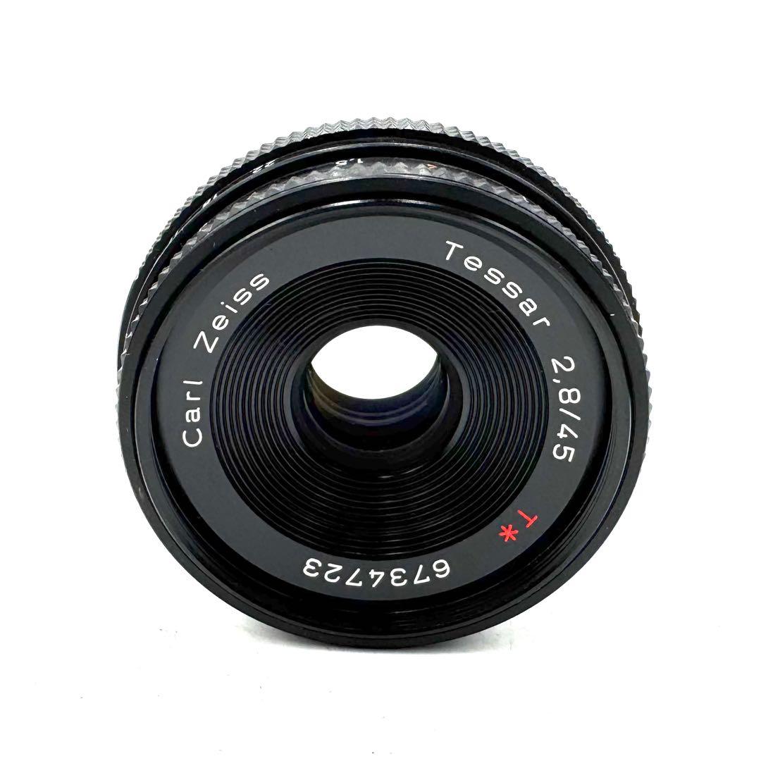 美品 CONTAX Tessar T* 45mm F2.8 パンケーキレンズ