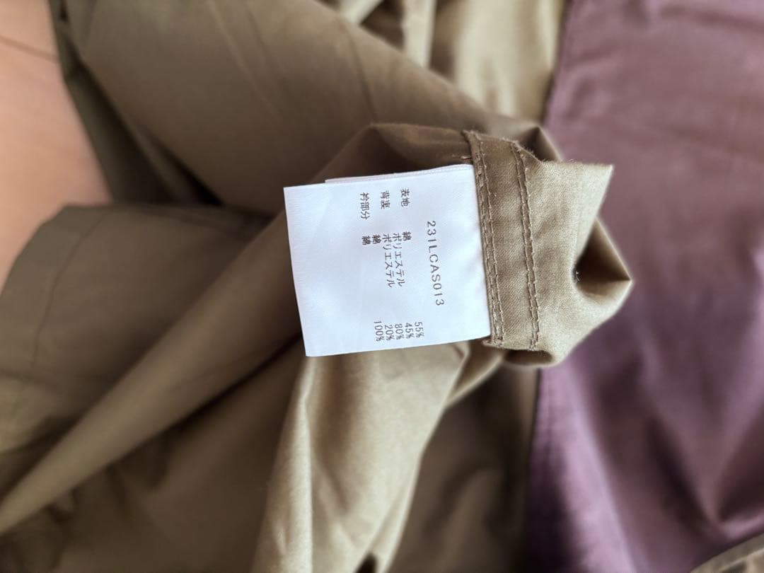 Barbour ロングコート サイズ10 オリーブ