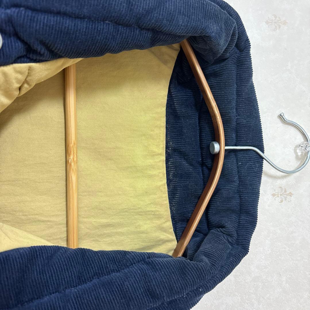 フラットヘッド　リバーシブルダウンベスト 42 ベージュ ネイビー