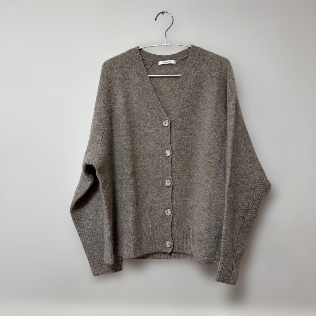 ルーニィ　ヤク100% カーディガン