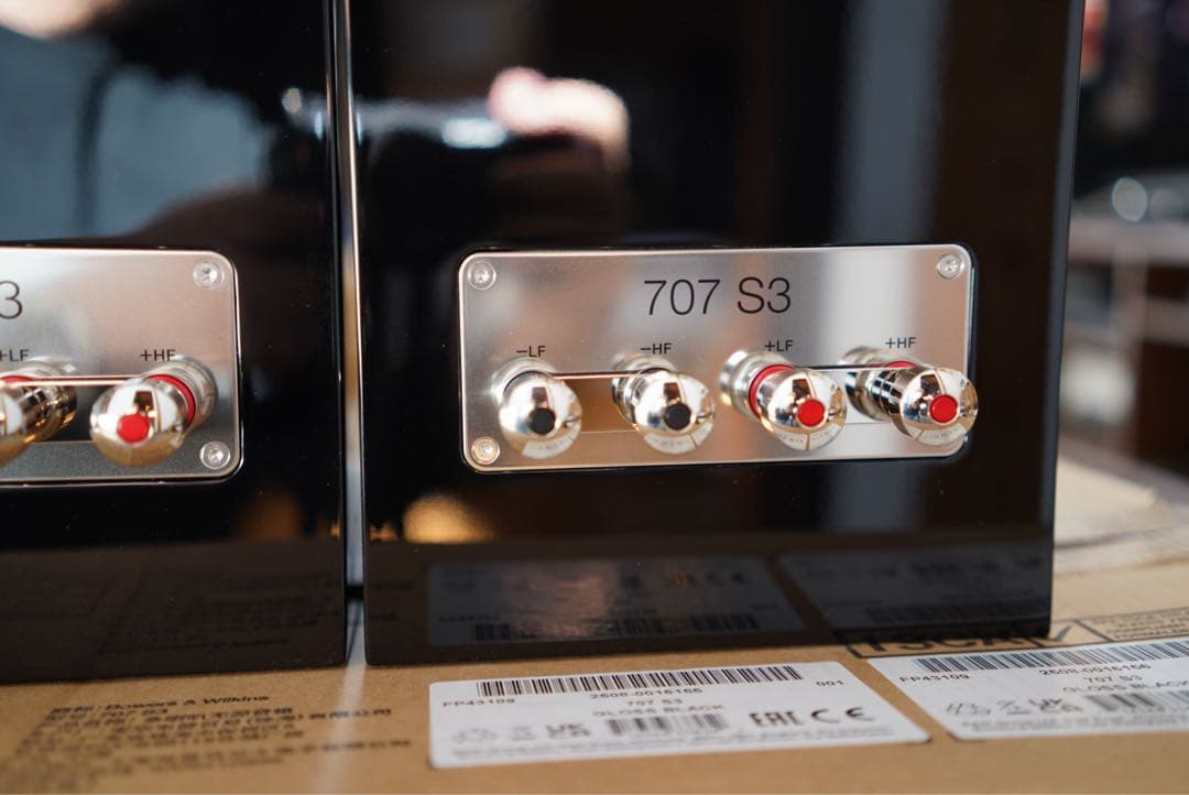 B&W 707S3 グロスブラック　2025年7月購入　販売証明付き