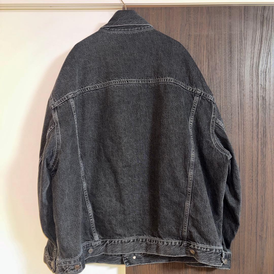 AcneStudious アクネ　ルーズフィットブラックデニムジャケット