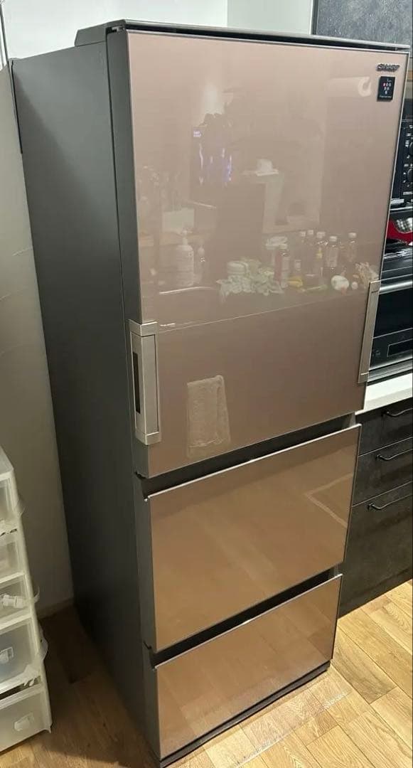 【中古】SHARP 350L 冷蔵庫