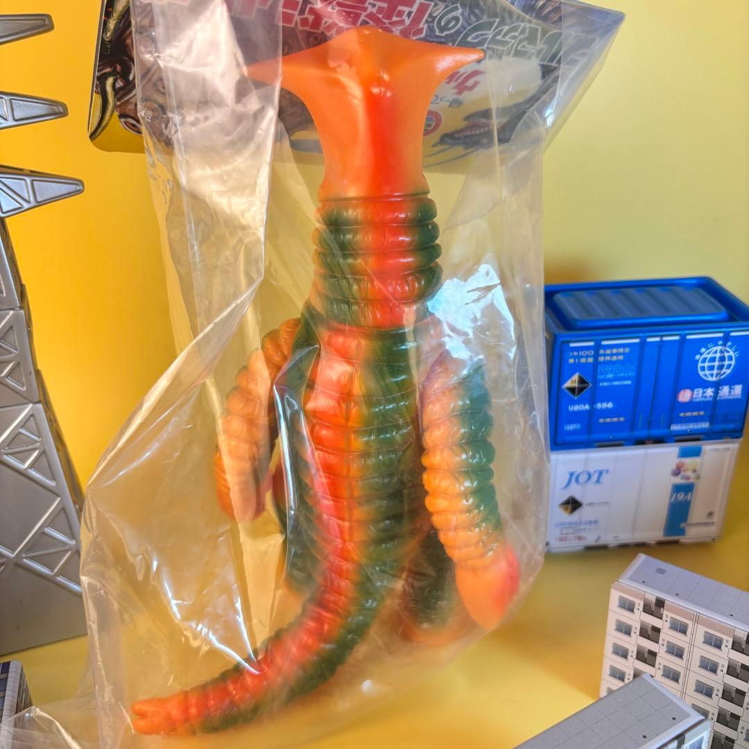 ブルマァク　サドラー　オレンジ　ソフビ　帰ってきたウルトラマン