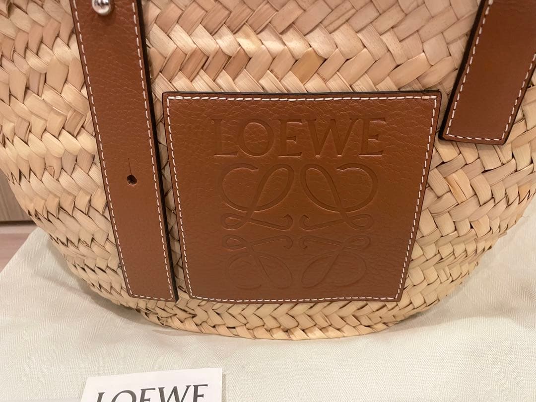 【美品】ロエベ　バスケットバッグ　スモール　カゴバッグ