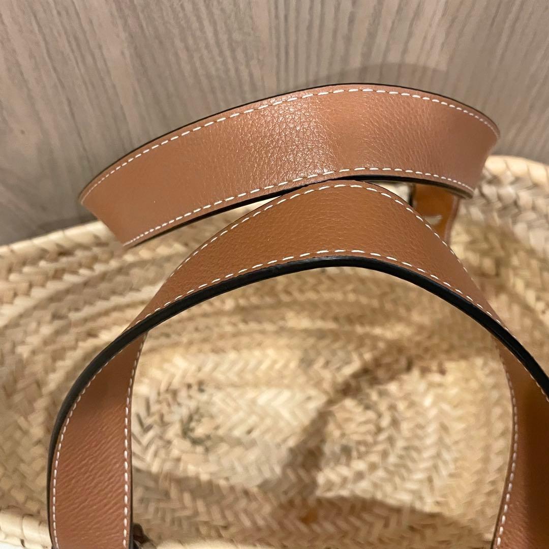 【美品】ロエベ　バスケットバッグ　スモール　カゴバッグ