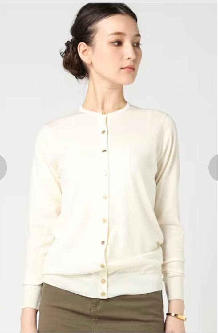 美品✨ ミューズドゥーズィエムクラス FF grace カーディガン 金ボタン