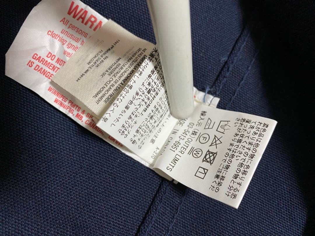 FILSON カバーオール FILSON C.C.F. ネイビー　S