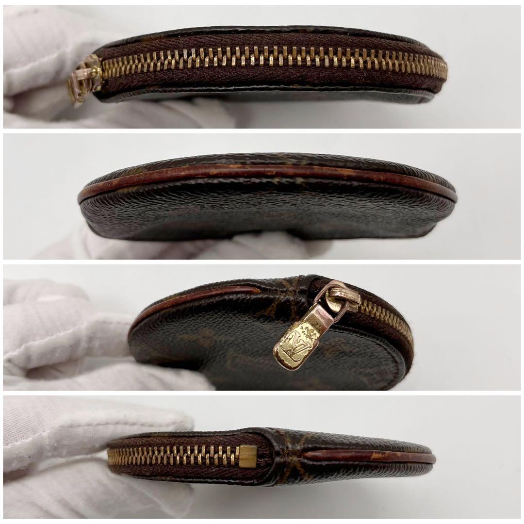 ルイヴィトン　ポルトモネ・ロン ケース モノグラム ブラウン ラウンド 丸