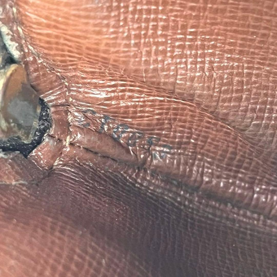 ルイヴィトン　ポルトモネ・ロン ケース モノグラム ブラウン ラウンド 丸