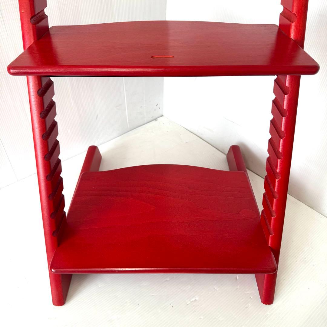 【極美品】STOKKE トリップトラップ レッド 赤 シリアルナンバー 0