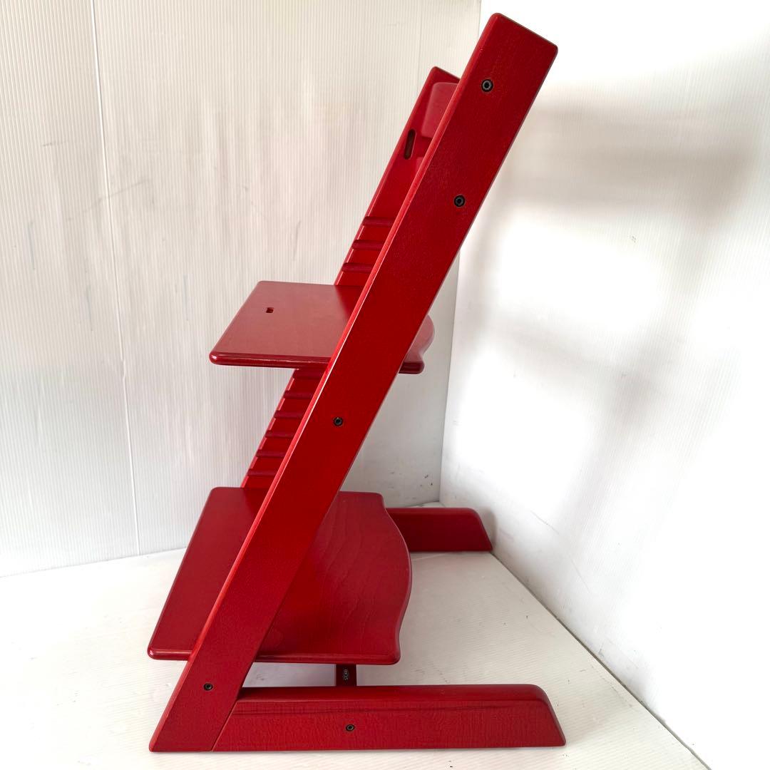 【極美品】STOKKE トリップトラップ レッド 赤 シリアルナンバー 0