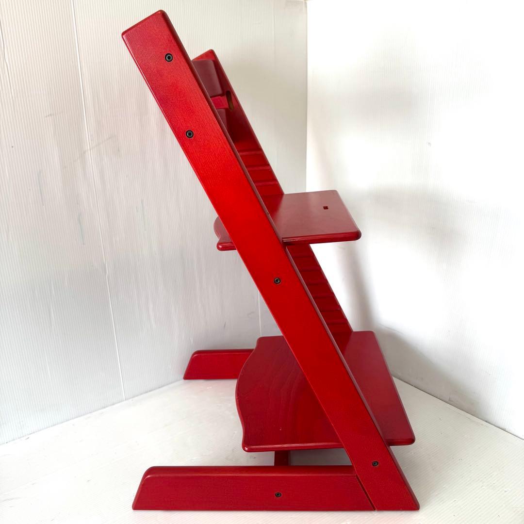 【極美品】STOKKE トリップトラップ レッド 赤 シリアルナンバー 0