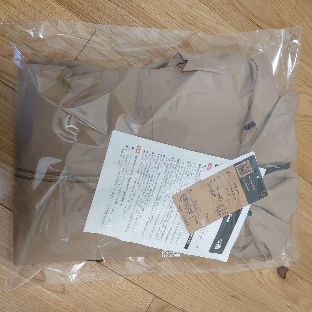 【未使用】ノースフェイス ピッカパック レインコート 3WAY ベージュ M