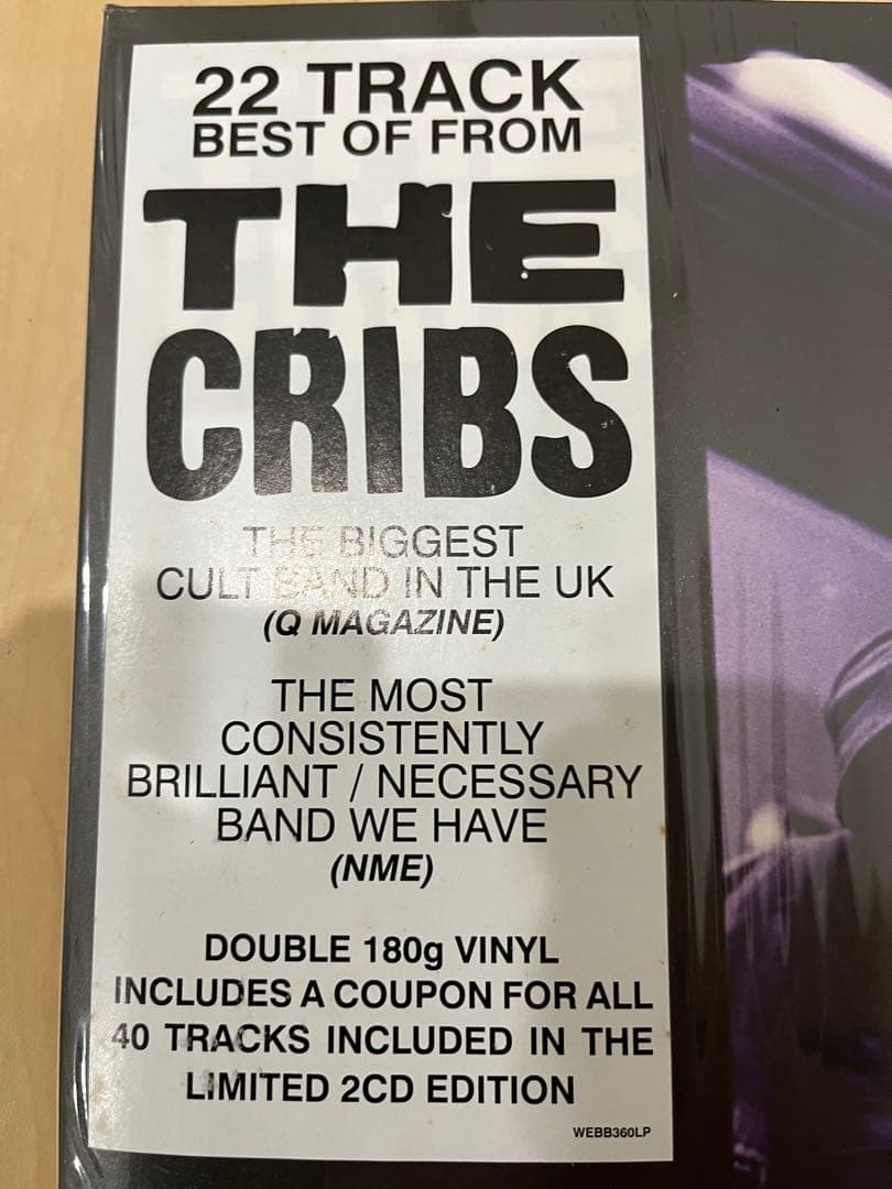 THE CRIBS PAYOLA 2002-2012 22曲収録ベスト盤レコード