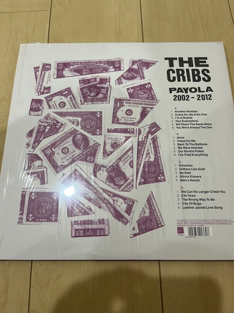 THE CRIBS PAYOLA 2002-2012 22曲収録ベスト盤レコード