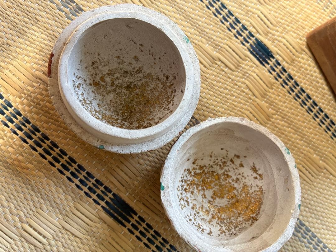 k*a様 相馬御風箱書き木箱入り　信楽焼竜峰窯の小物入れ？