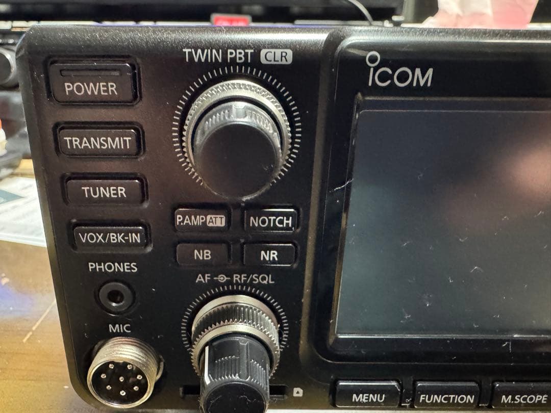 アイコム IC-7300M ５０Ｗトランシーバー　２０２２年１２月購入　箱付き