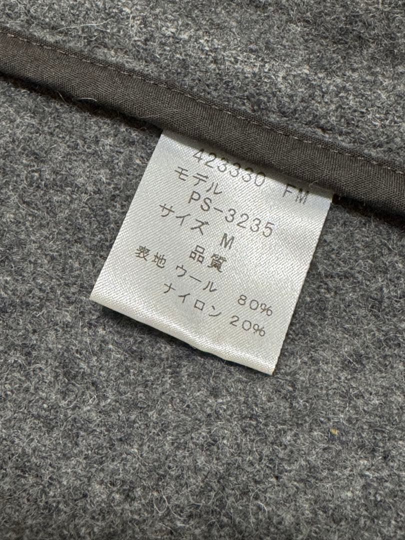 ポールスミス　ウール　ダッフルコート　グレー