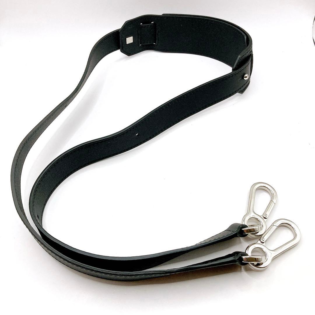 極美品✨LOEWE ロエベ ショルダーストラップ レザー ブラック アナグラム