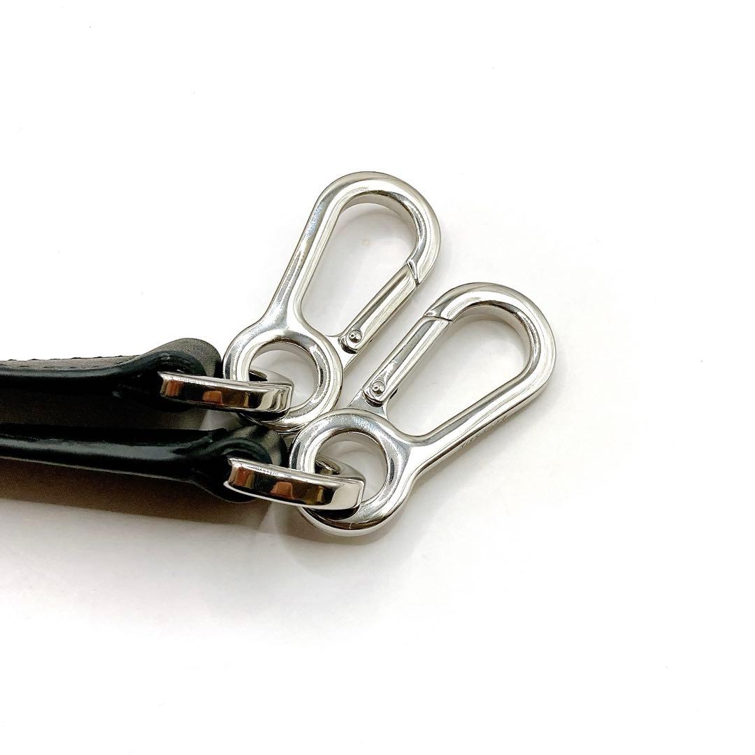 極美品✨LOEWE ロエベ ショルダーストラップ レザー ブラック アナグラム