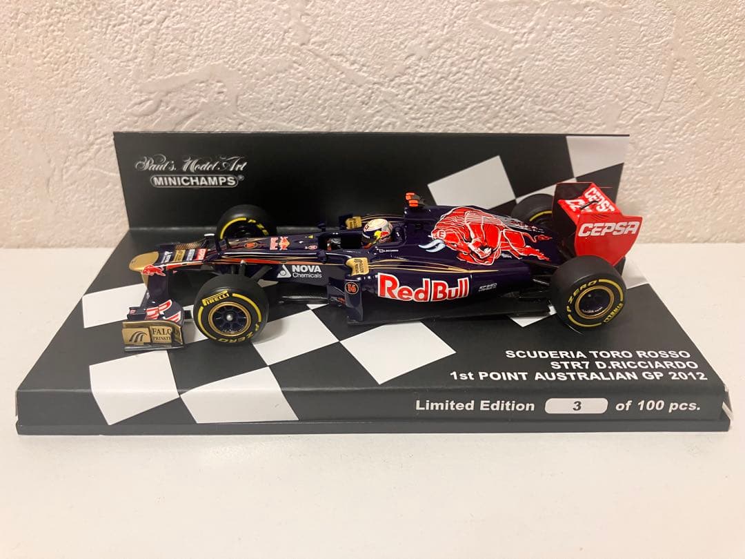 EP別注 ミニチャンプス 1/43 トロロッソ STR7 2012 リカルド