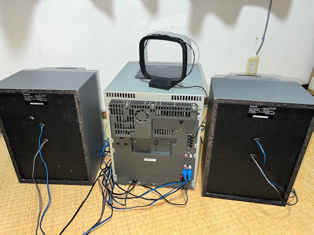 【レトロ】aiwa XR-HG5MD コンポ　リモコン付