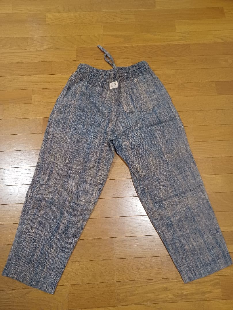 うさとの服　パンツ　手織り　コットン