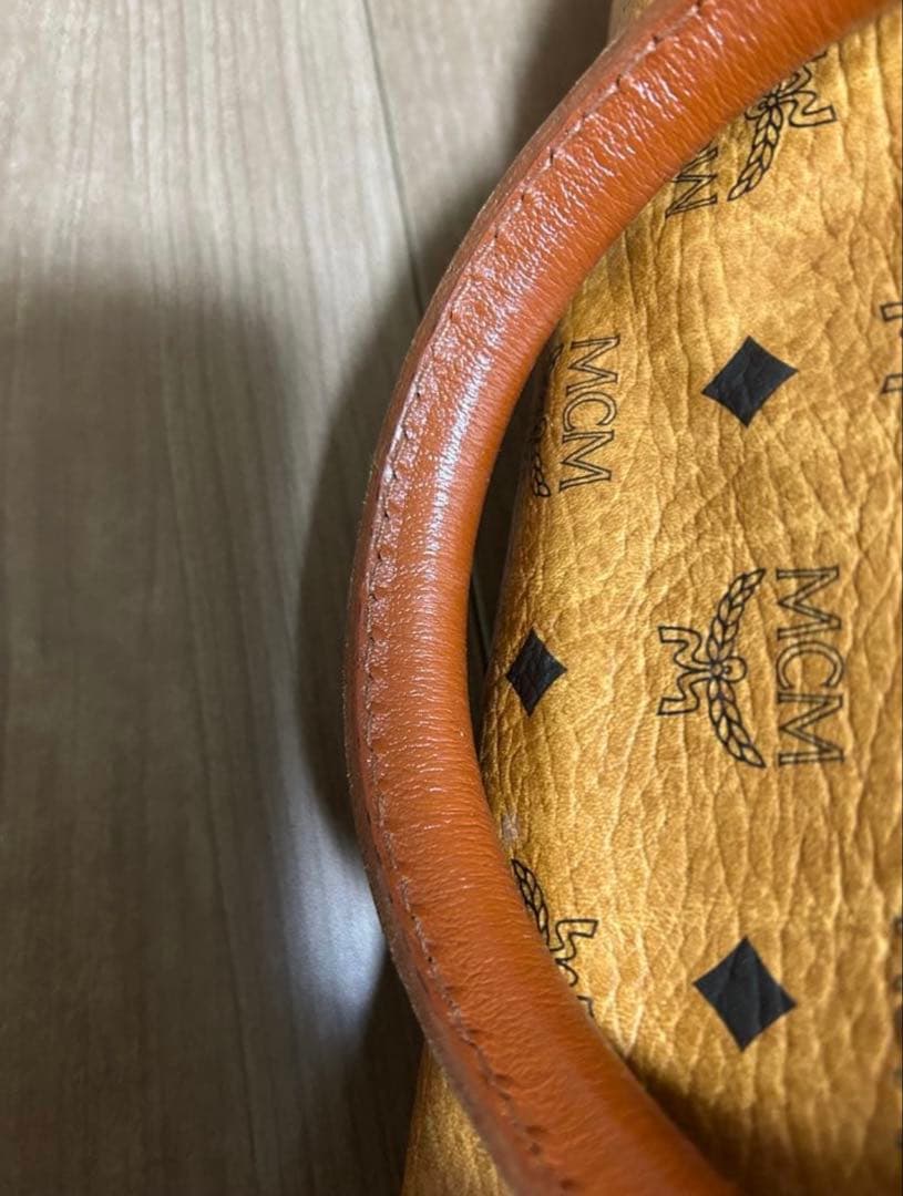 MCM ヴィセトス　レザー　ミニボストンバッグ　美品