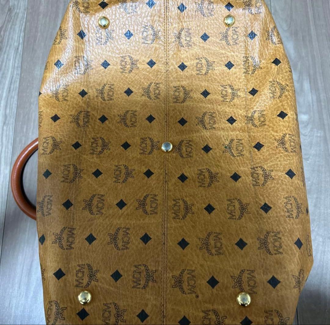 MCM ヴィセトス　レザー　ミニボストンバッグ　美品