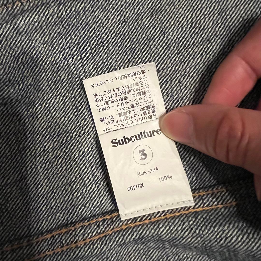 Subculture デニムジャケット size3