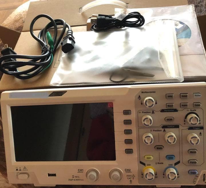 ❤ワンクリックで全ての測定値を表示♪❤マルチ言語をサポート★オシロスコープ