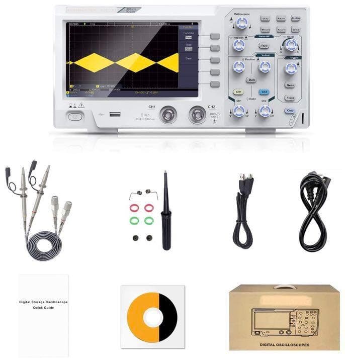 ❤ワンクリックで全ての測定値を表示♪❤マルチ言語をサポート★オシロスコープ