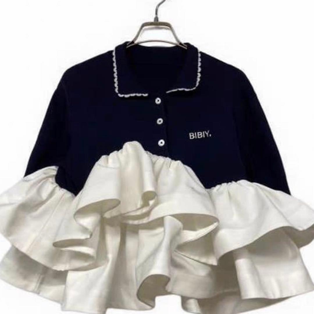 bibiy Bibiy. ROSIEPEPURAMUTOP ペプラム トップス