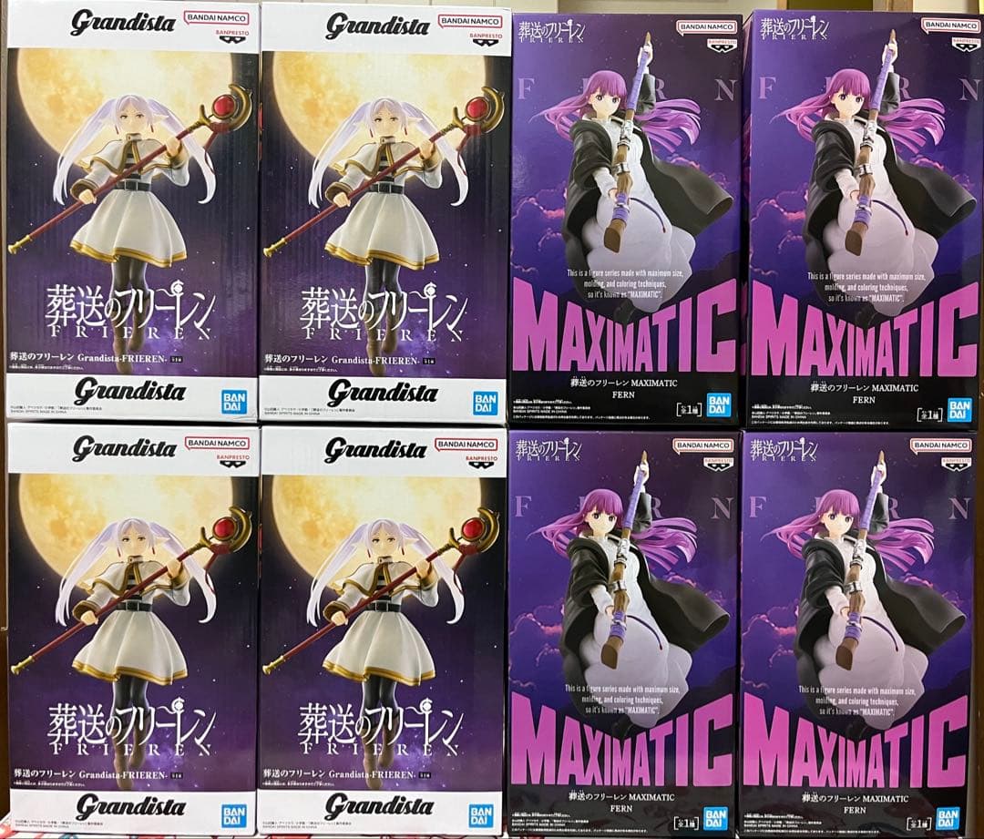 葬送のフリーレン　フィギュア8体セット！フリーレン4体とフェルン4体