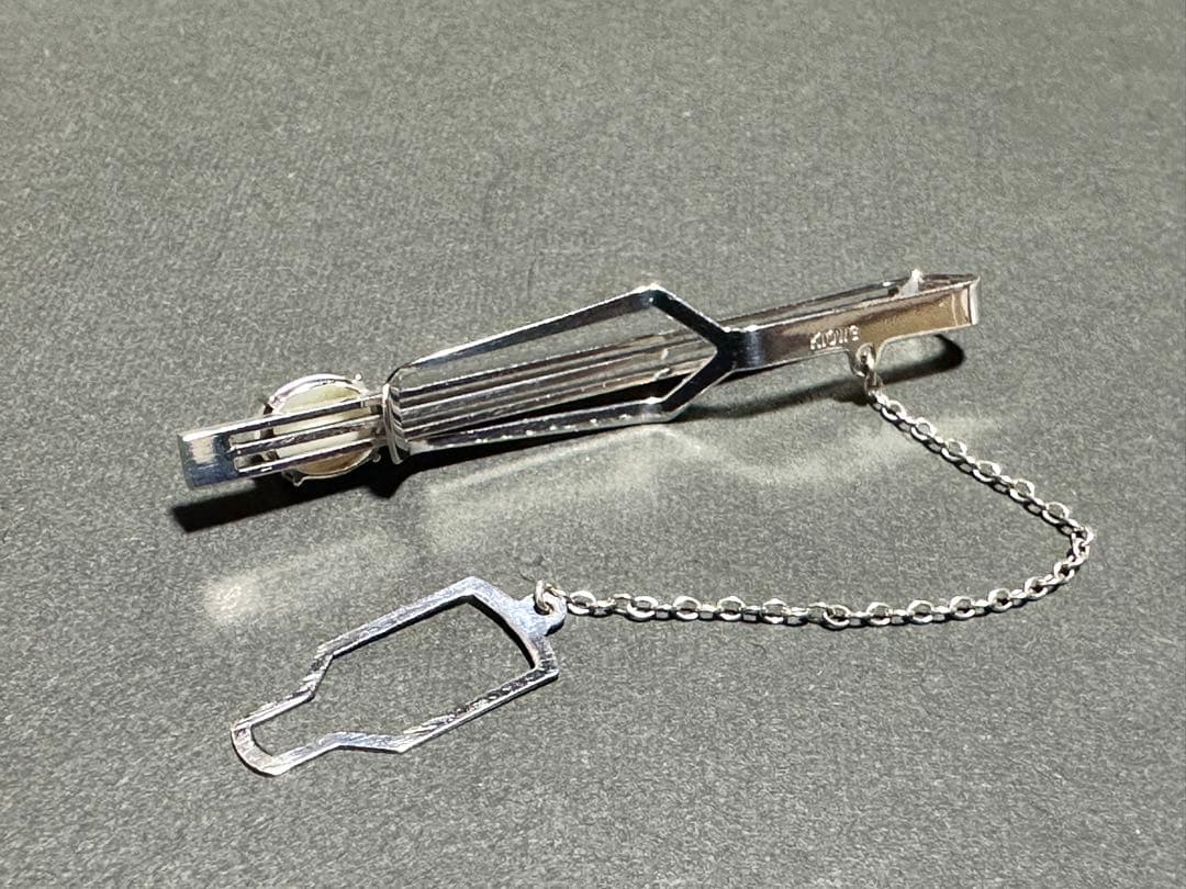 K10WG刻印 オパール タイピンネクタイピン 総重量3.9g アクセサリー