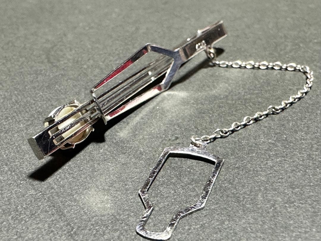 K10WG刻印 オパール タイピンネクタイピン 総重量3.9g アクセサリー