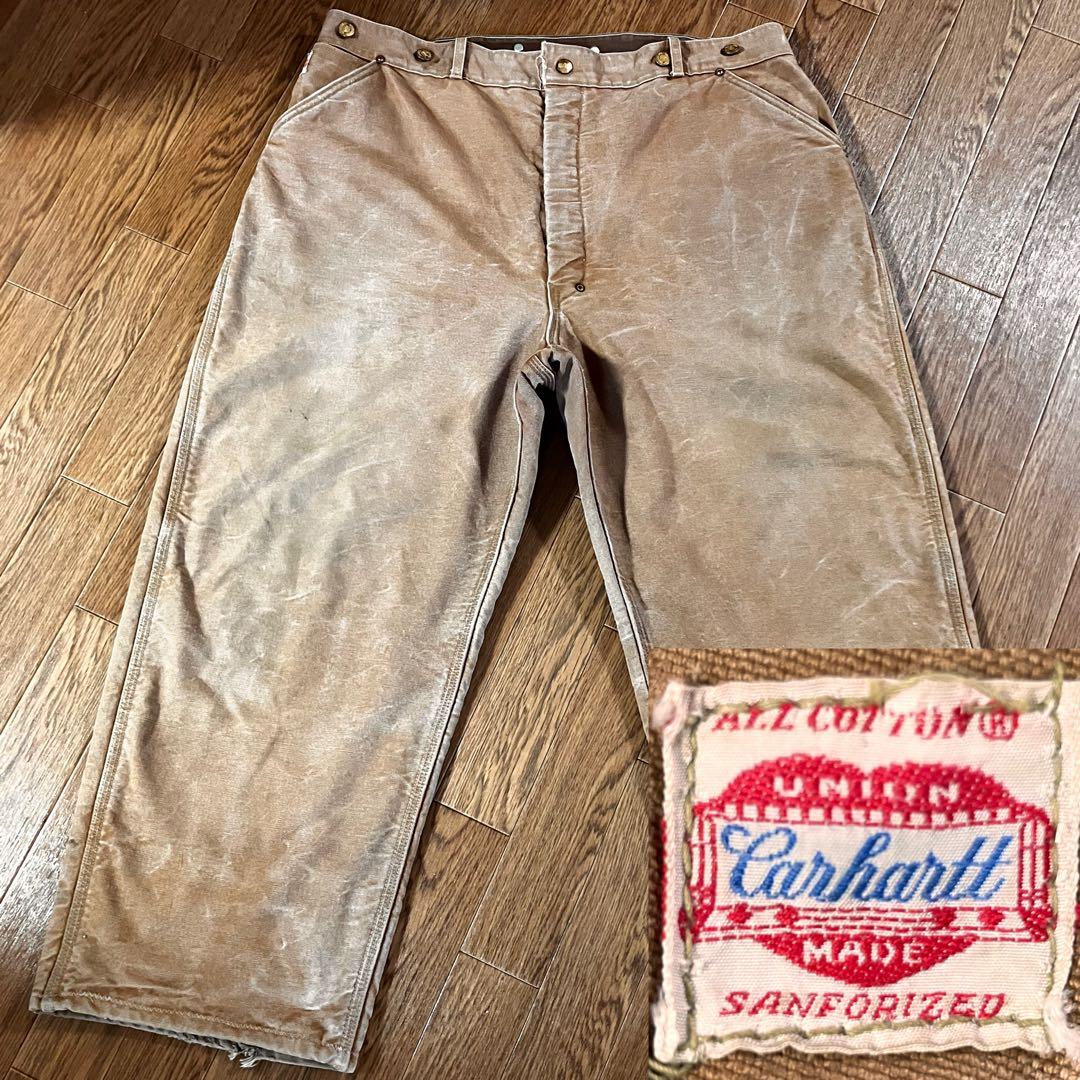 40s カーハート ハートタグ ペインターパンツ 39-41インチ