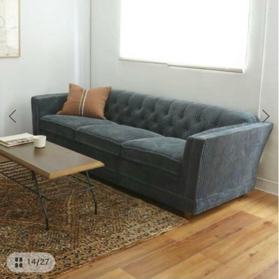 LAKEWOOD SOFA 3P BLUE GRAY アクメファニチャー